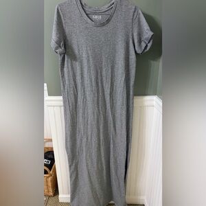 Able Susano Maxi T Shirt Grey Maxi Dress